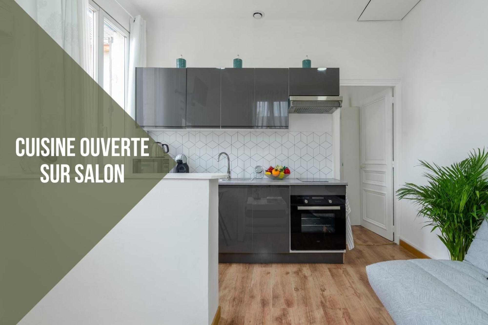 Appartement Cocon Douillet, Proche Gare, Wifi à Drancy Extérieur photo